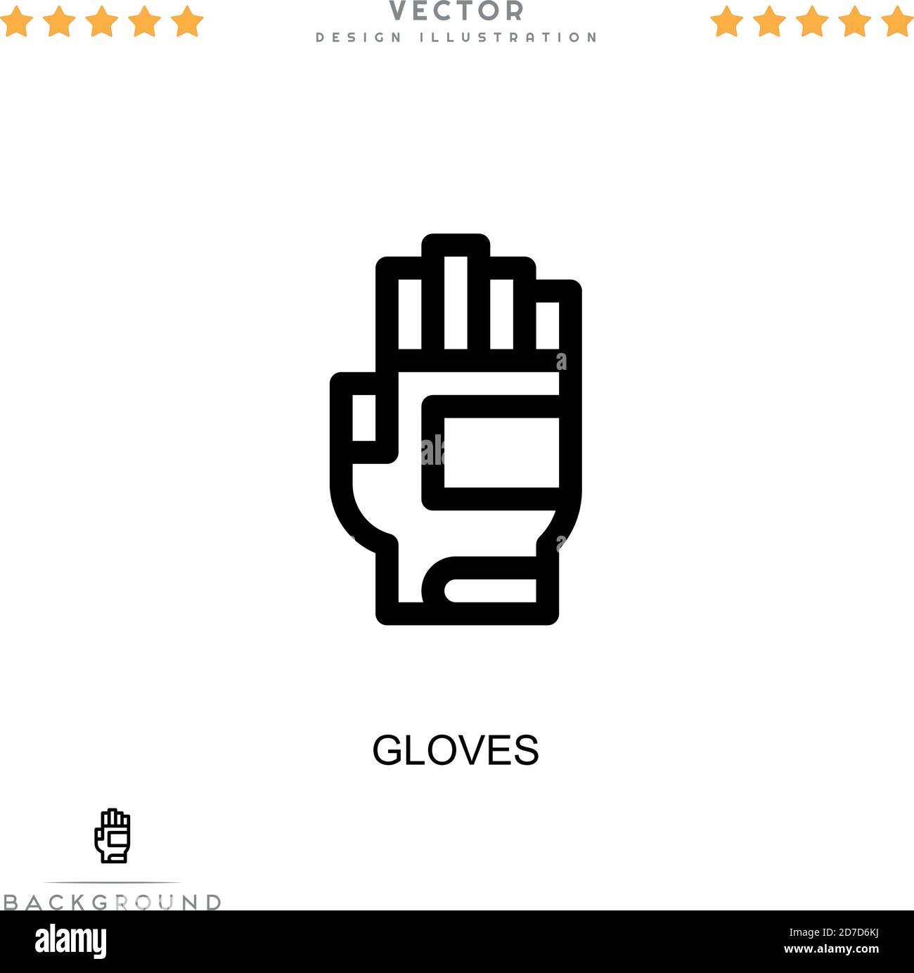 Icono de guantes. Elemento simple de la colección de disrupciones  digitales. Icono de guantes de línea para plantillas, infografías y mucho  más Imagen Vector de stock - Alamy