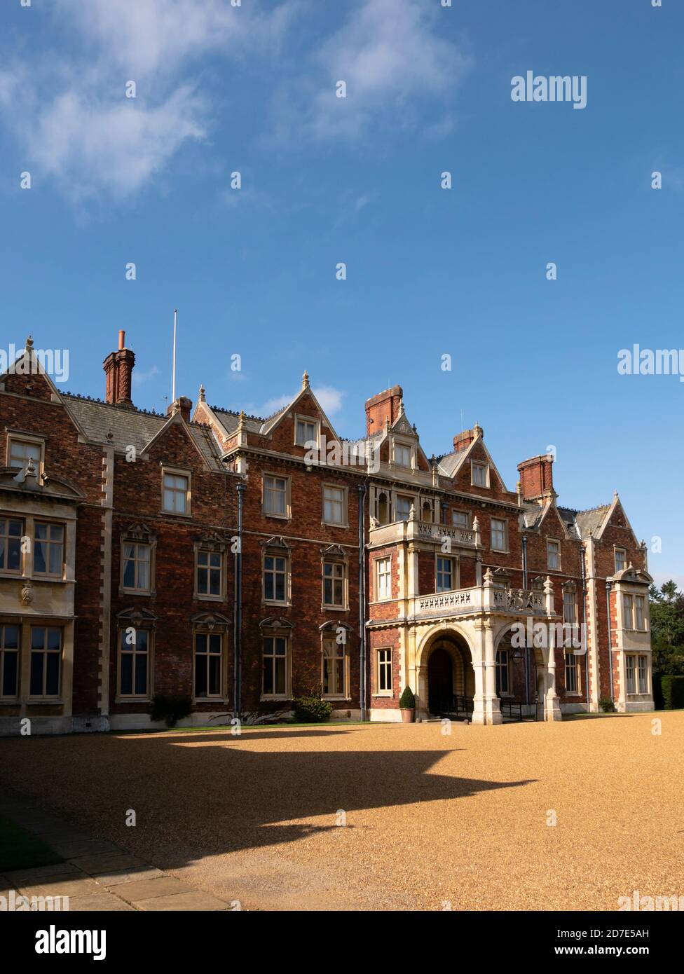 Sandringham House, Norfolk, East Anglia, Inglaterra, Reino Unido. Foto de stock