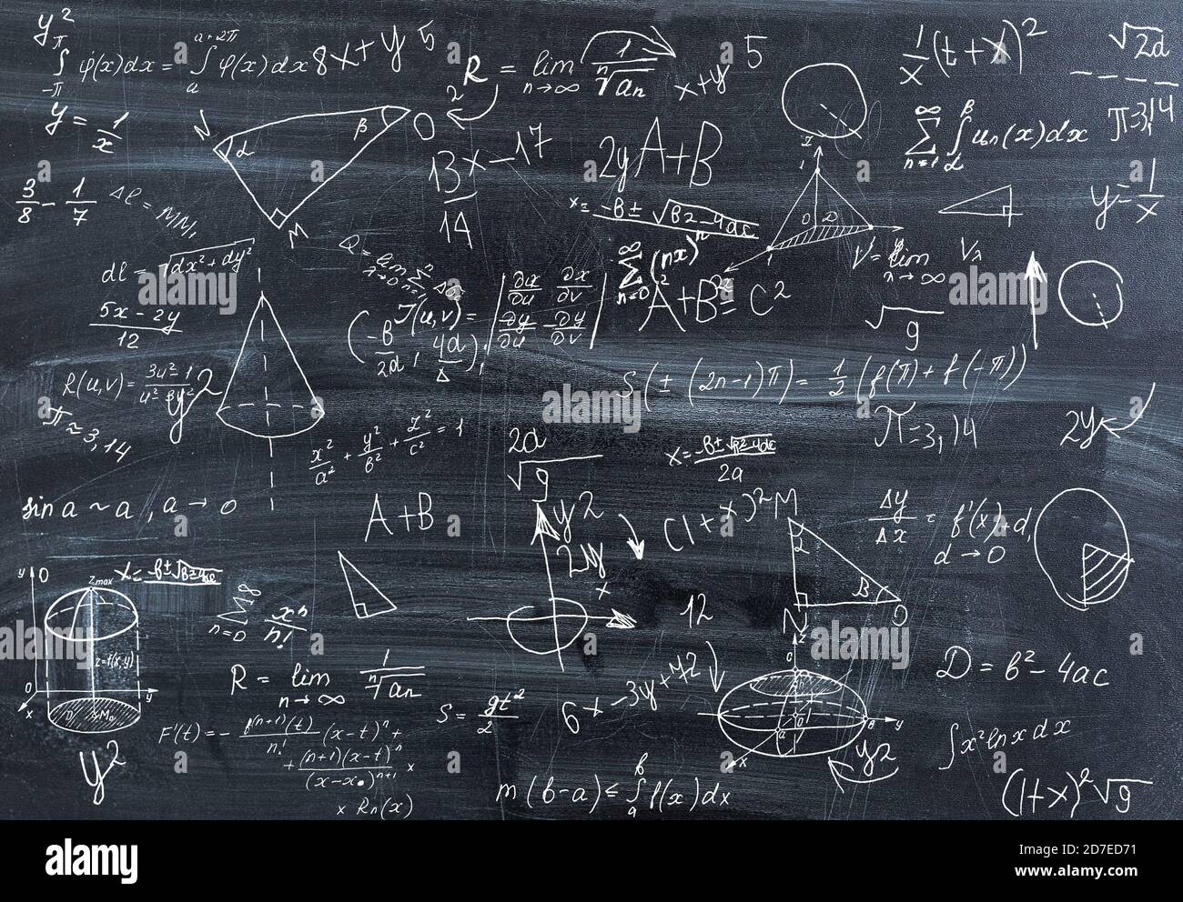 Matemáticas inexpugnable. Crazy formulas matemáticas Fotografía de stock -  Alamy