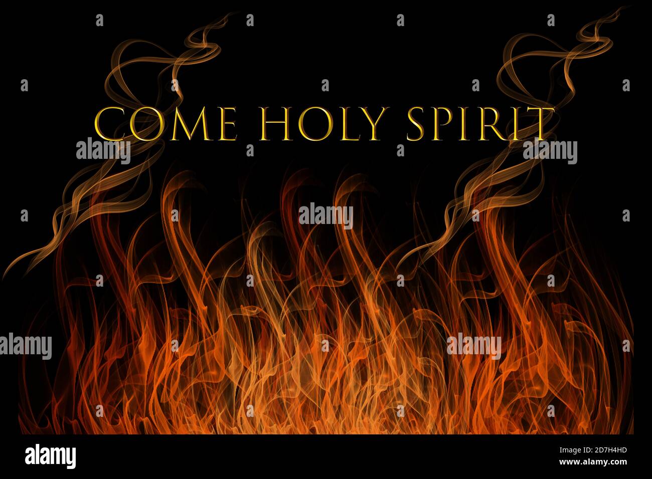 Domingo de Pentecostés Diseño Especial, ven Espíritu Santo, Tipografía