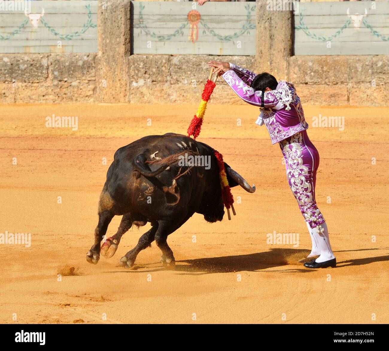 Corridas de toros -Feria Goyesca Ronda, Andalucía, España Foto de stock