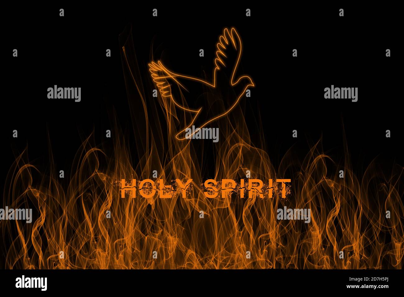 Domingo de Pentecostés Diseño Especial, ven Espíritu Santo, Tipografía