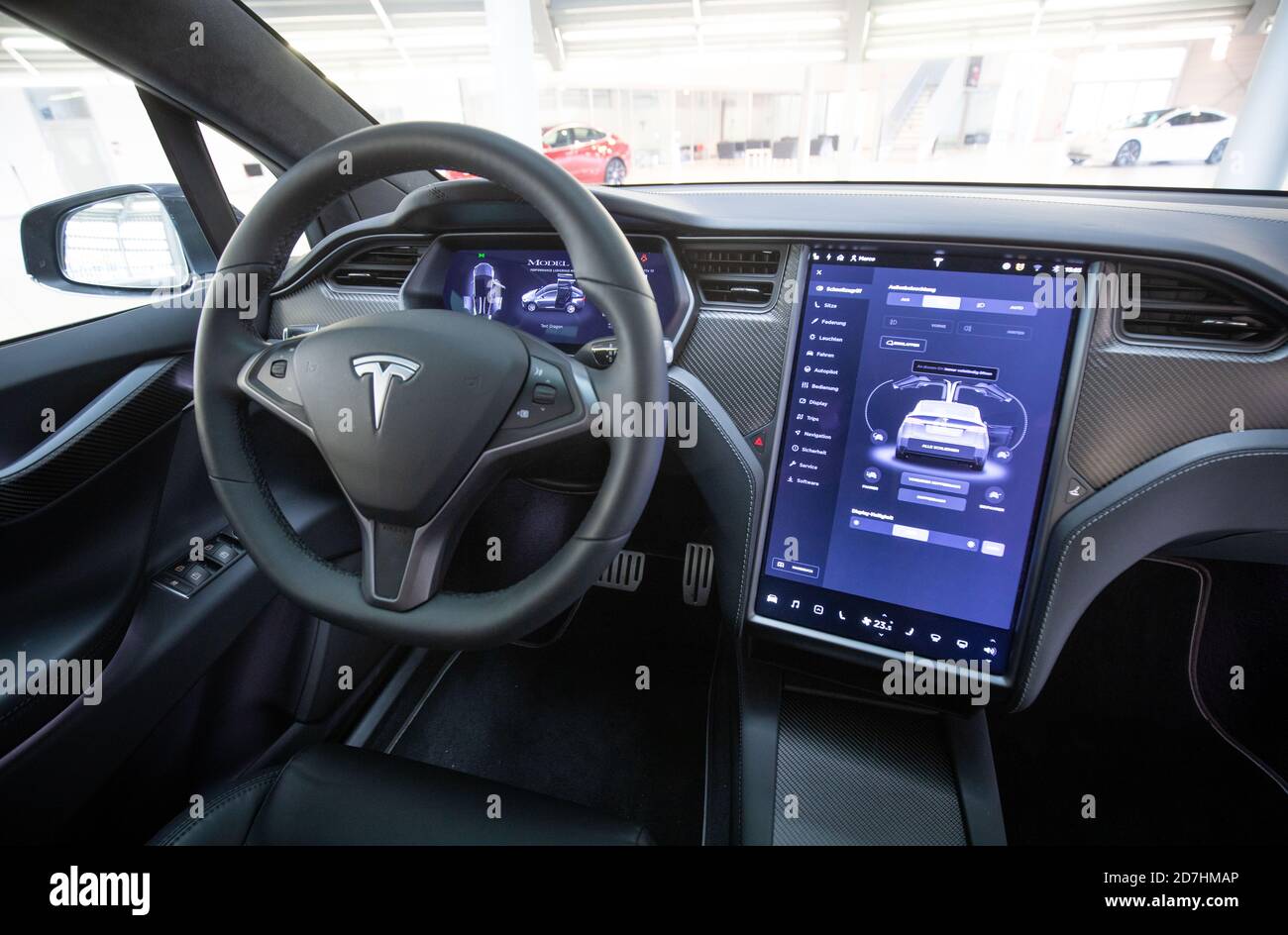 Tesla Model X Interior Fotos E Imagenes De Stock Alamy
