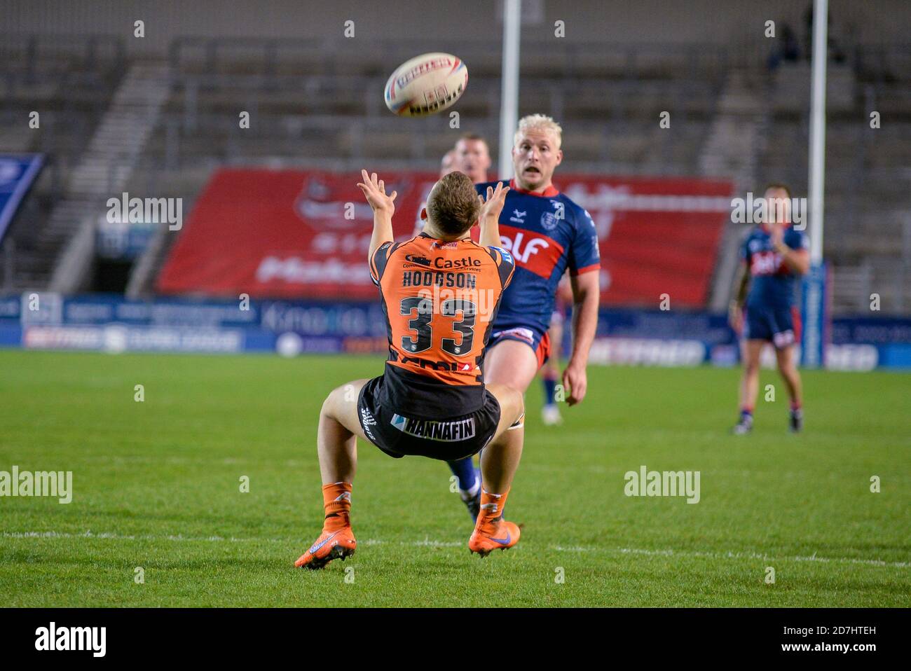 *** durante el partido Betfred Super League entre Castleford Tigers y Hull KR en el Totally Wicked Stadium, St Helens, Reino Unido el 22 de octubre Foto de stock