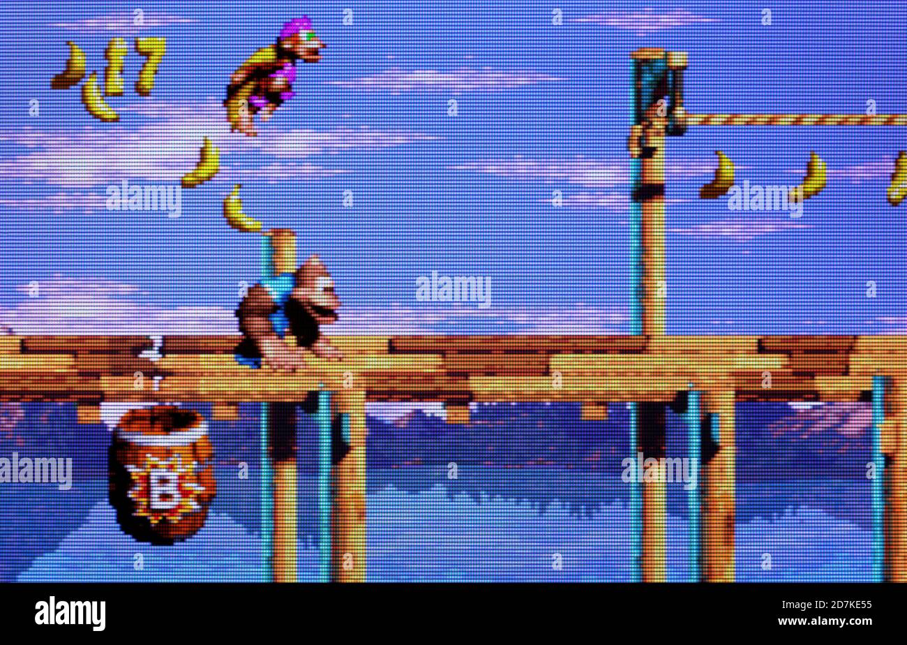 Donkey Kong país 3 - Nintendo Game Boy Advance Videogame - sólo uso  editorial Fotografía de stock - Alamy