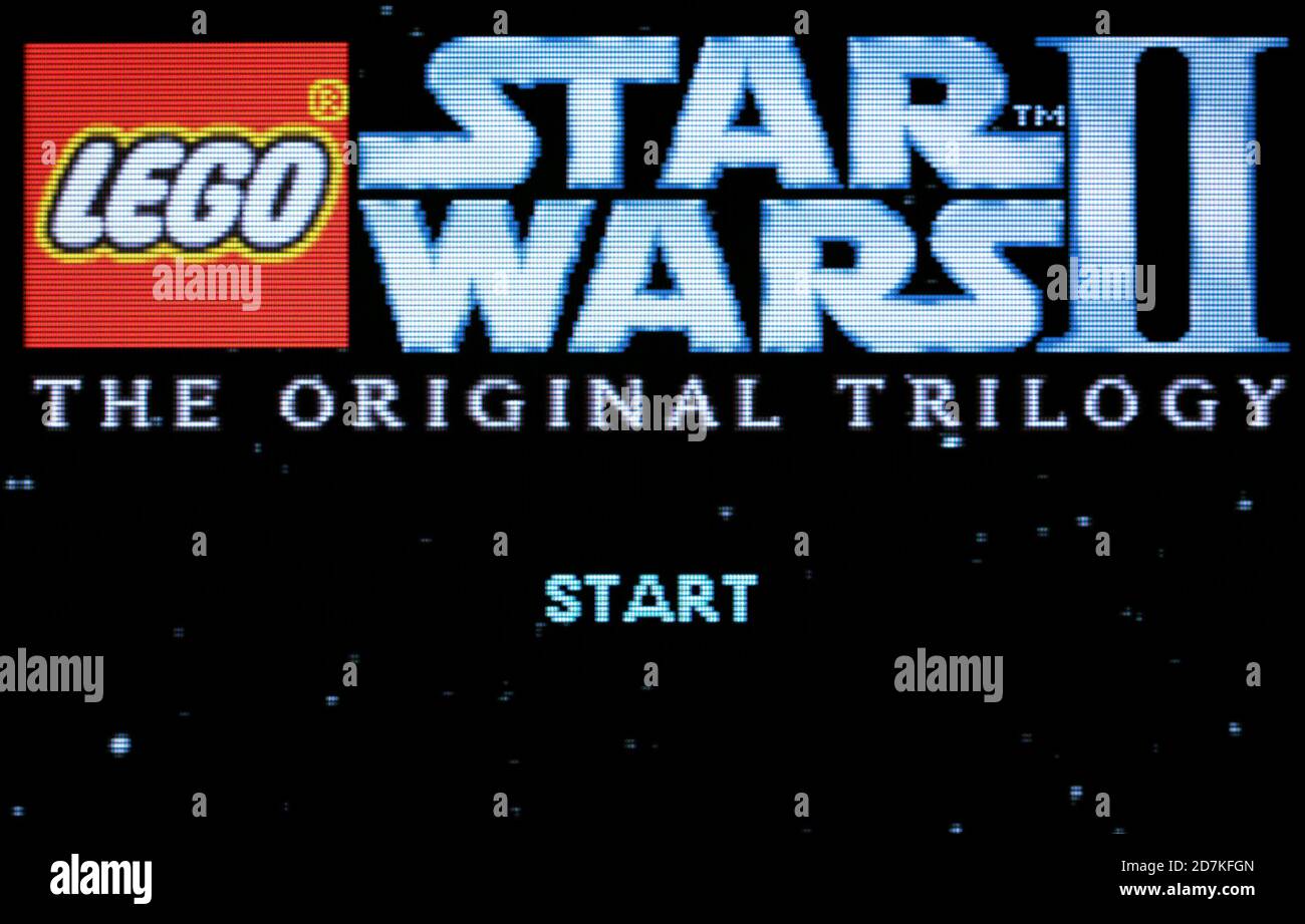 LEGO Star Wars II - Nintendo Game Boy Advance Videogame - sólo uso  editorial Fotografía de stock - Alamy