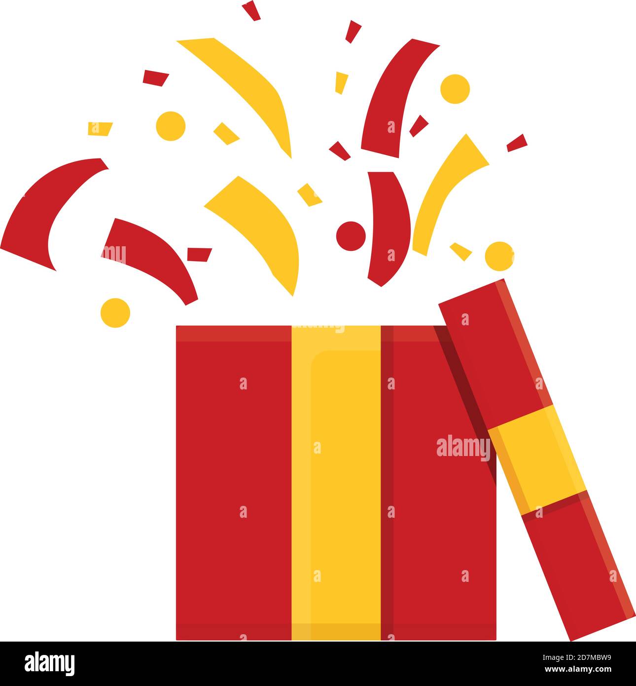 Nuevo icono de cuadro sorpresa. Dibujos animados de nuevo icono de ...