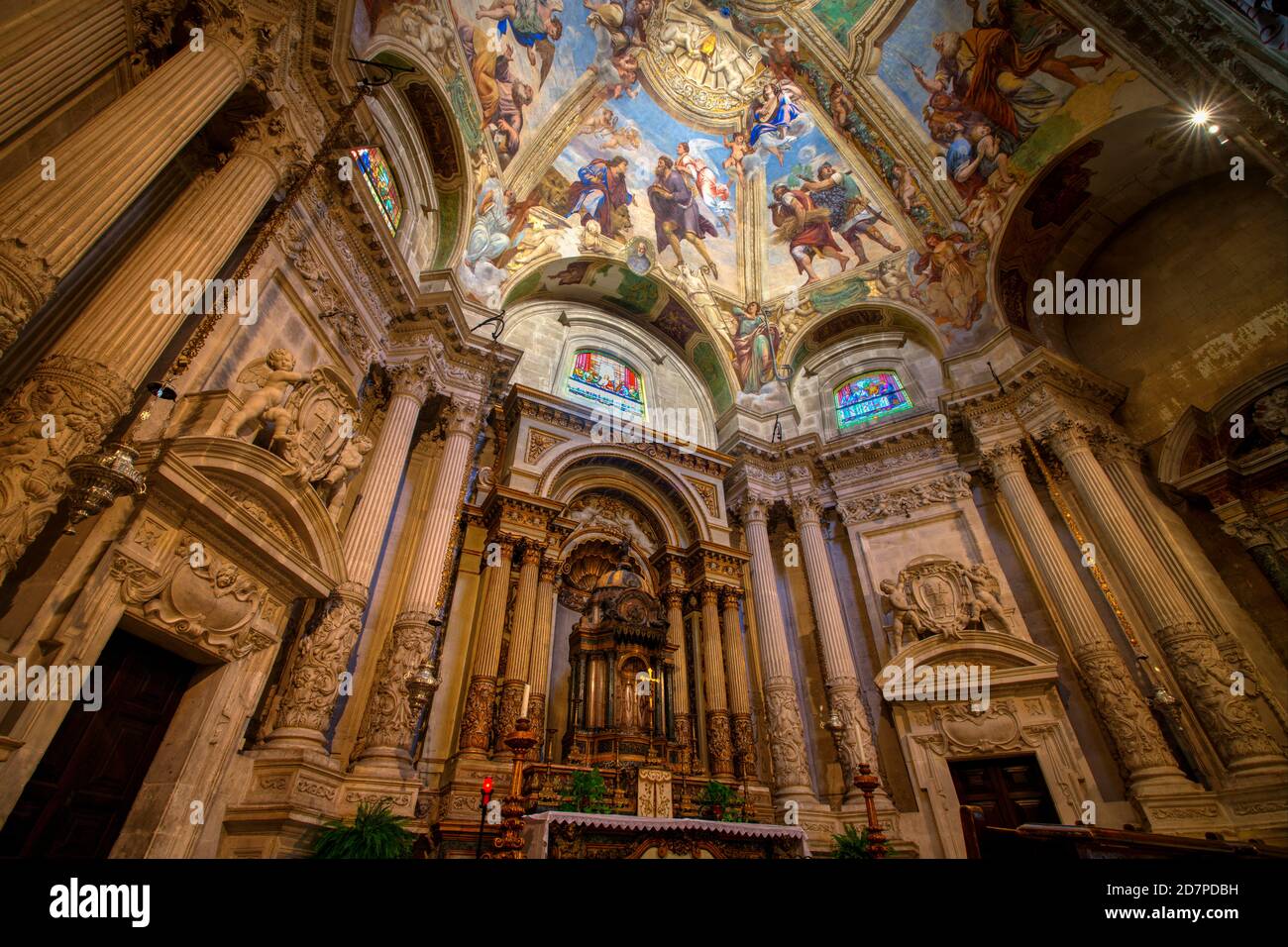 Catedral de Siracusa (Cattedrale di Siracusa). Siracusa, Sicilia, Italia Foto de stock