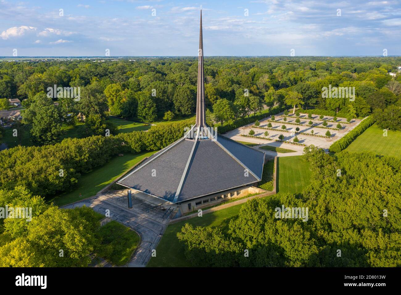 Iglesia Cristiana del Norte, Eero Saarinen, 1964, Columbus, Indiana,   Fotografía de stock - Alamy