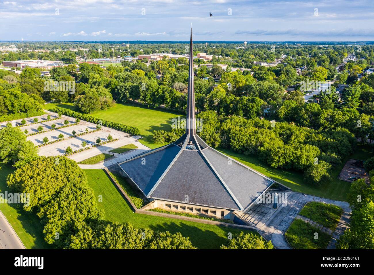 Iglesia Cristiana del Norte, Eero Saarinen, 1964, Columbus, Indiana,   Fotografía de stock - Alamy