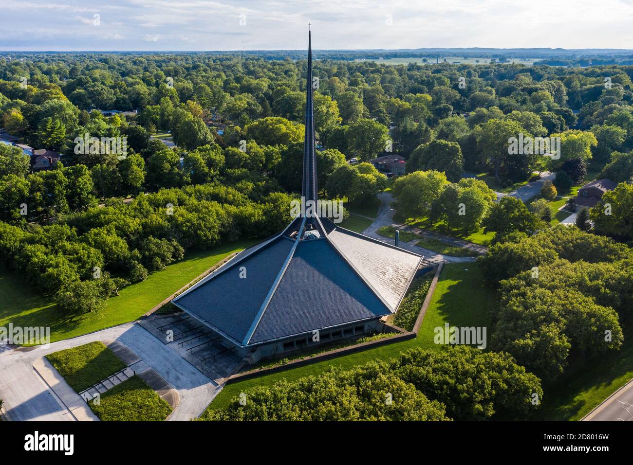 Iglesia Cristiana del Norte, Eero Saarinen, 1964, Columbus, Indiana, Fotografía de stock - Alamy Iglesia Cristiana del Norte, Eero Saarinen, 1964, Columbus, Indiana, Fotografía de stock - Alamy