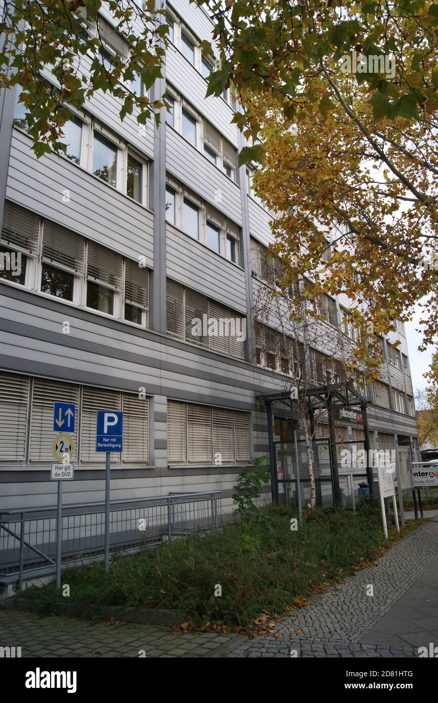 Das Job-Center en Berlín-Spandau. Foto de stock