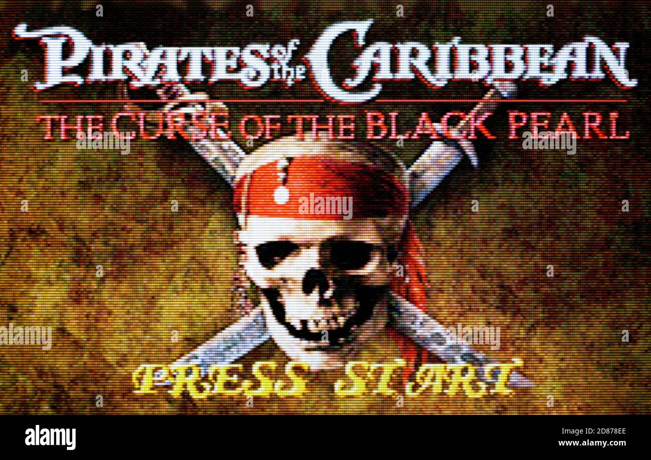 Piratas del Caribe - Maldición de la Perla Negra - Nintendo Game Boy  Advance Videogame - sólo para uso editorial Fotografía de stock - Alamy