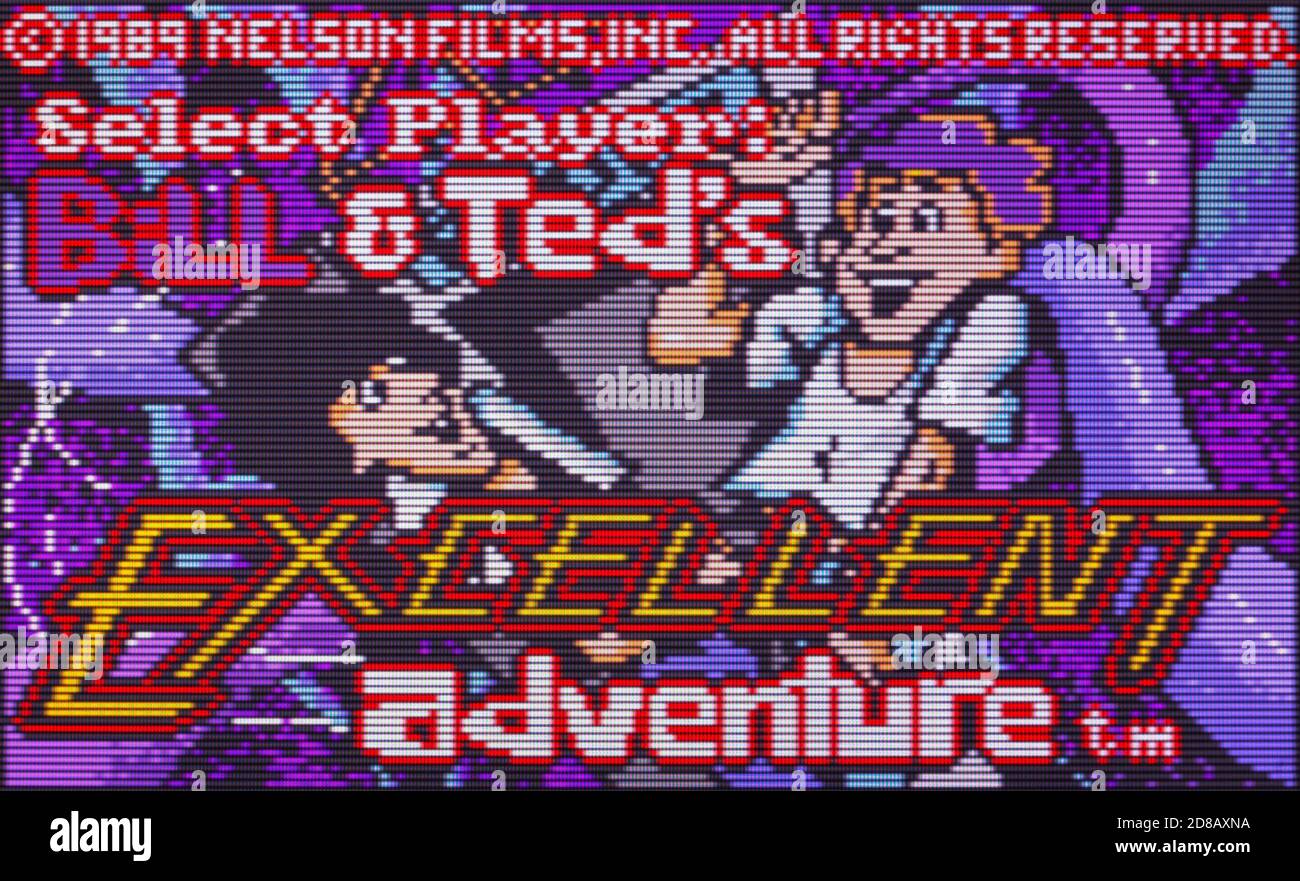 Bill & Ted's Excellent Adventure - Atari Lynx Videogame - Sólo para uso editorial Foto de stock