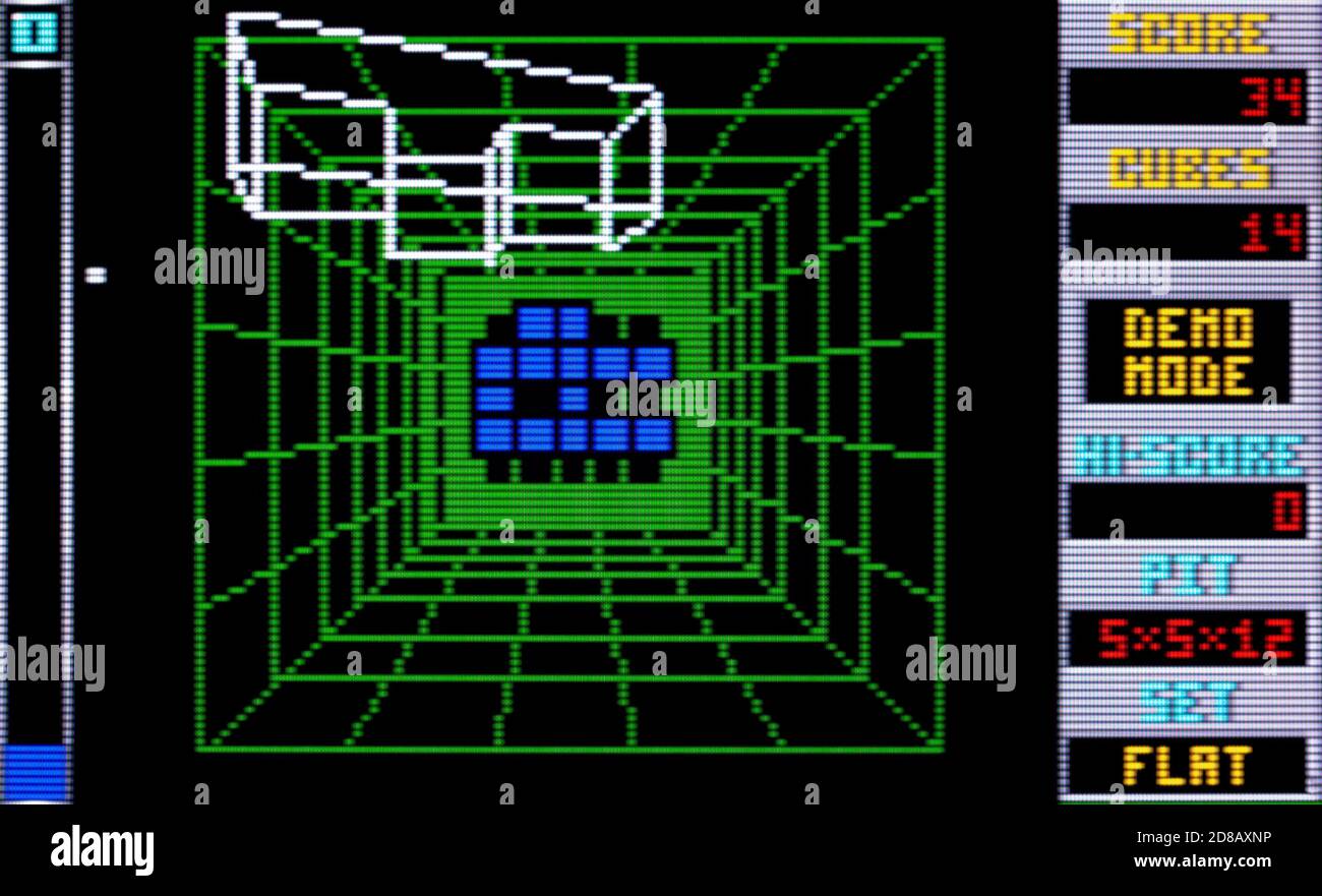 Block Out - Atari Lynx Videogame - sólo uso editorial Foto de stock