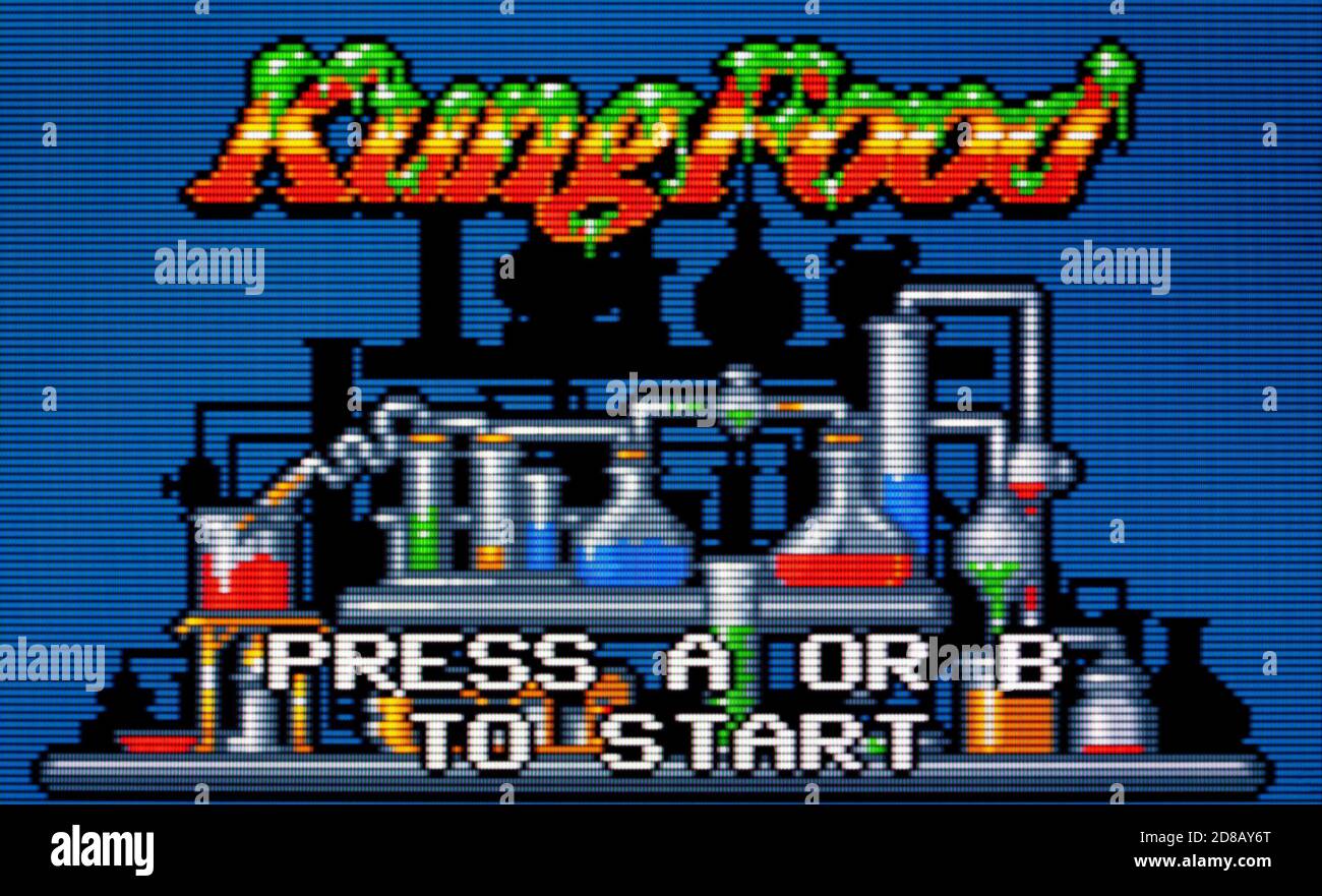 Kung Food - Atari Lynx Videogame - sólo para uso editorial Foto de stock