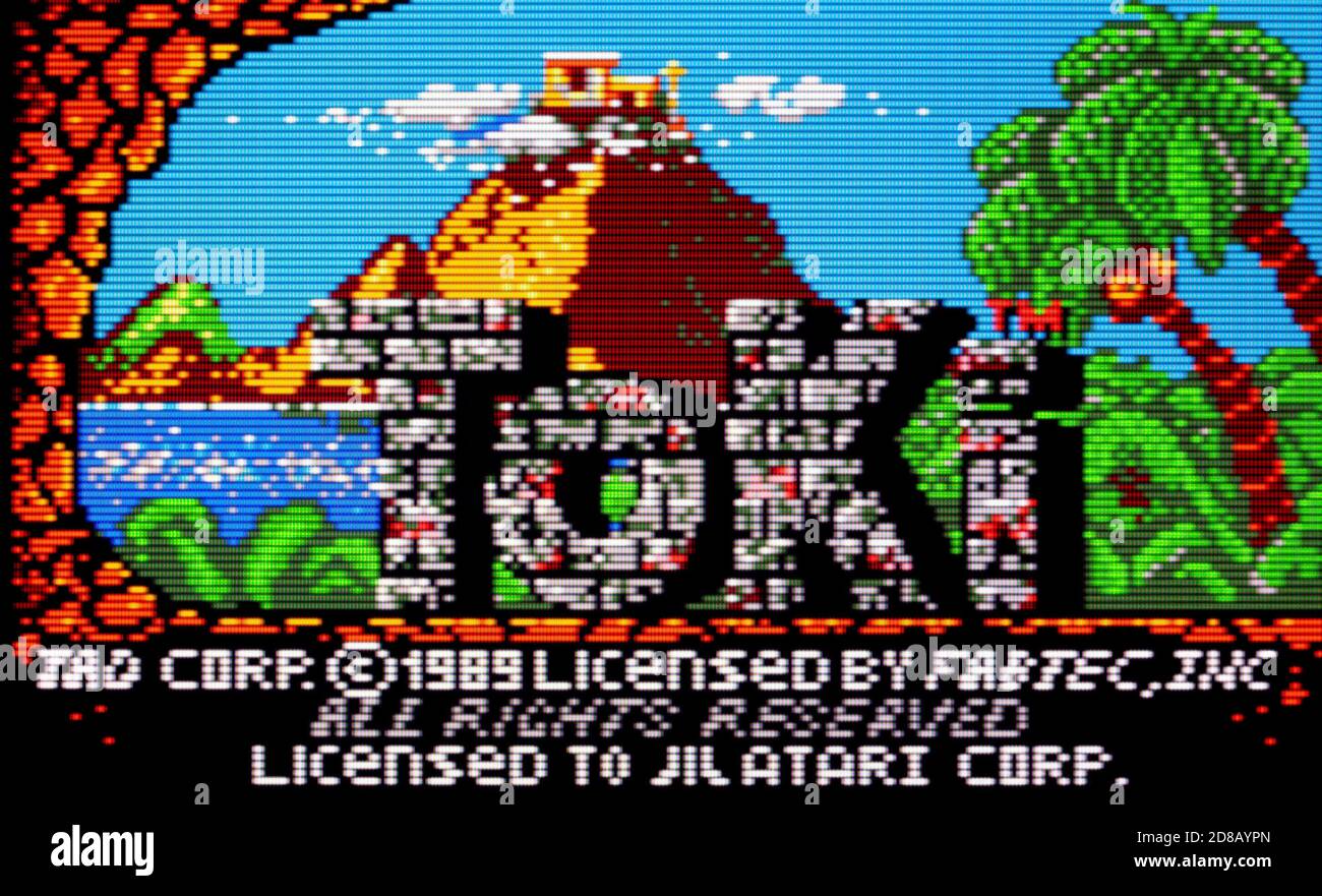 Toki - Atari Lynx Videogame - sólo para uso editorial Foto de stock