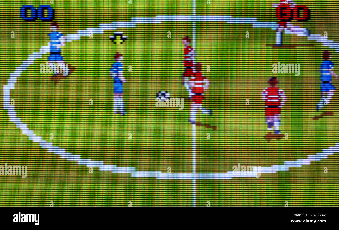 World Class Soccer - Atari Lynx Videogame - uso editorial solo Foto de stock