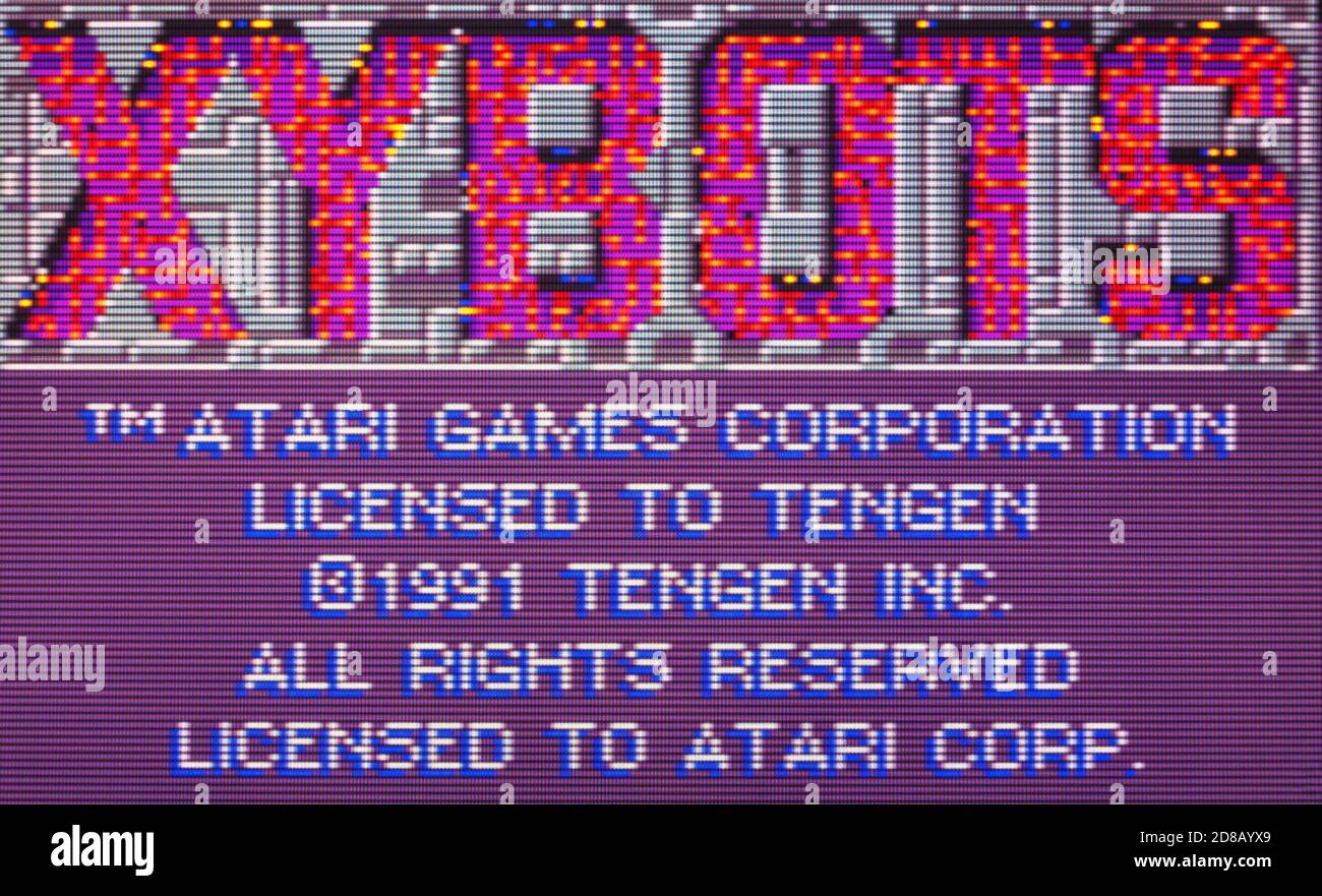 Xybots - Atari Lynx Videogame - sólo para uso editorial Foto de stock