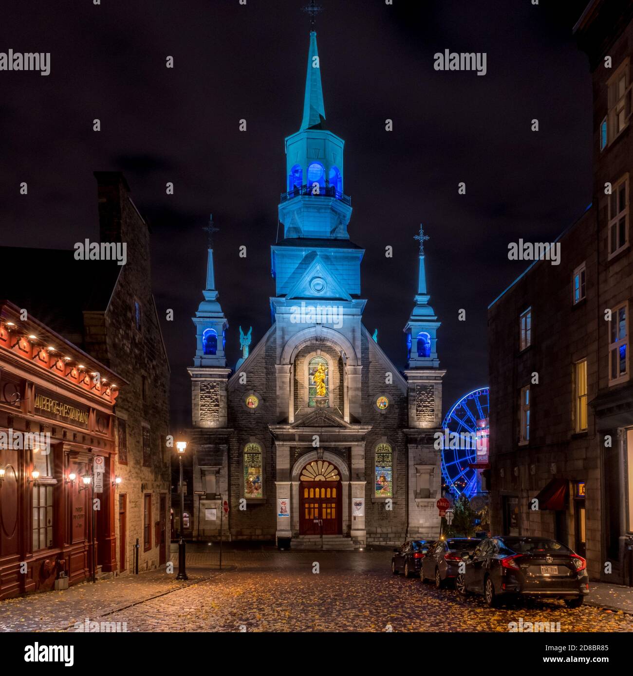 La Chapelle Notre-Dame-de-Bon-Secours, joyau historique et patrimonial. Foto de stock