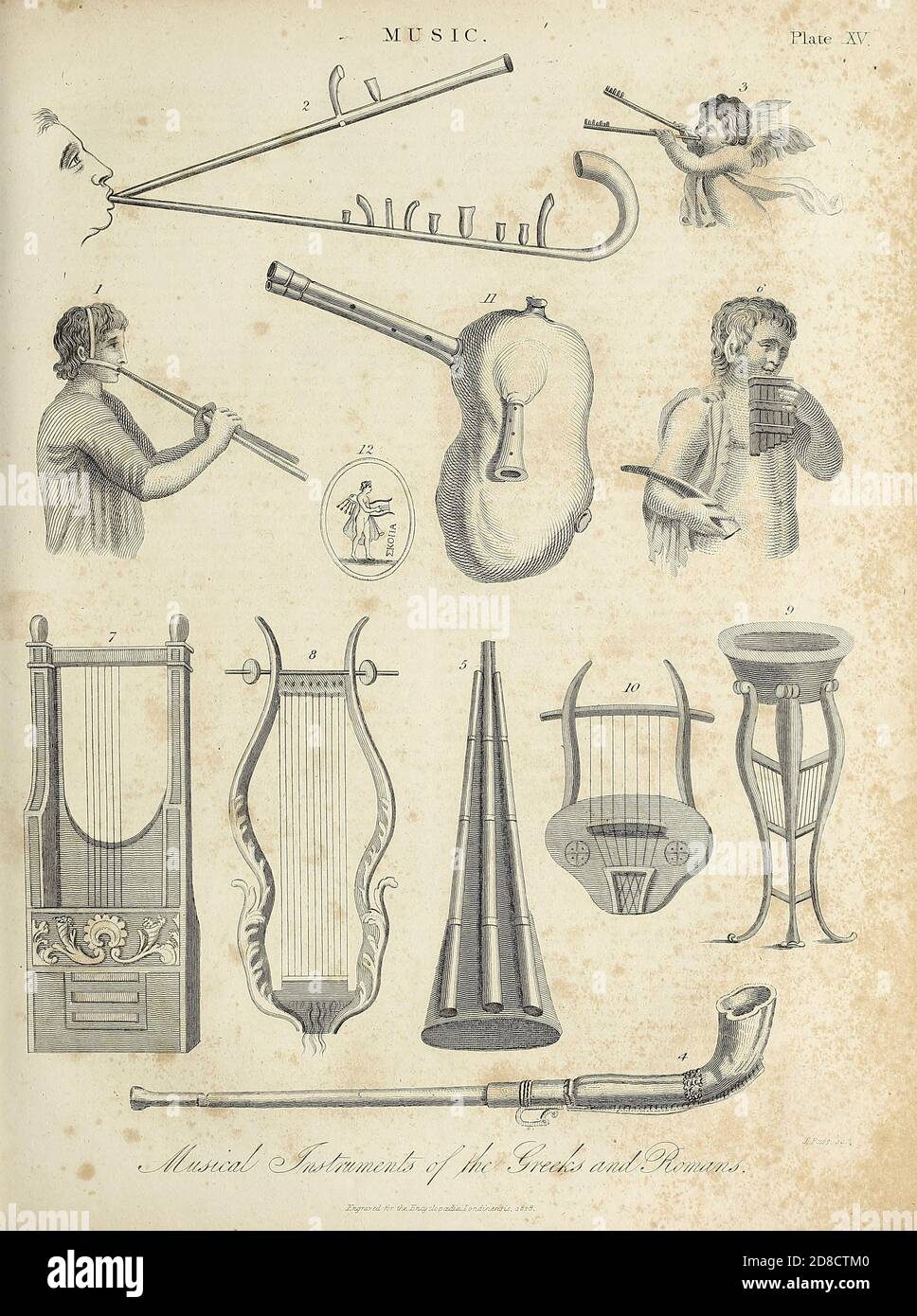 Instrumentos musicales griegos antiguos fotografías e imágenes de alta  resolución - Alamy