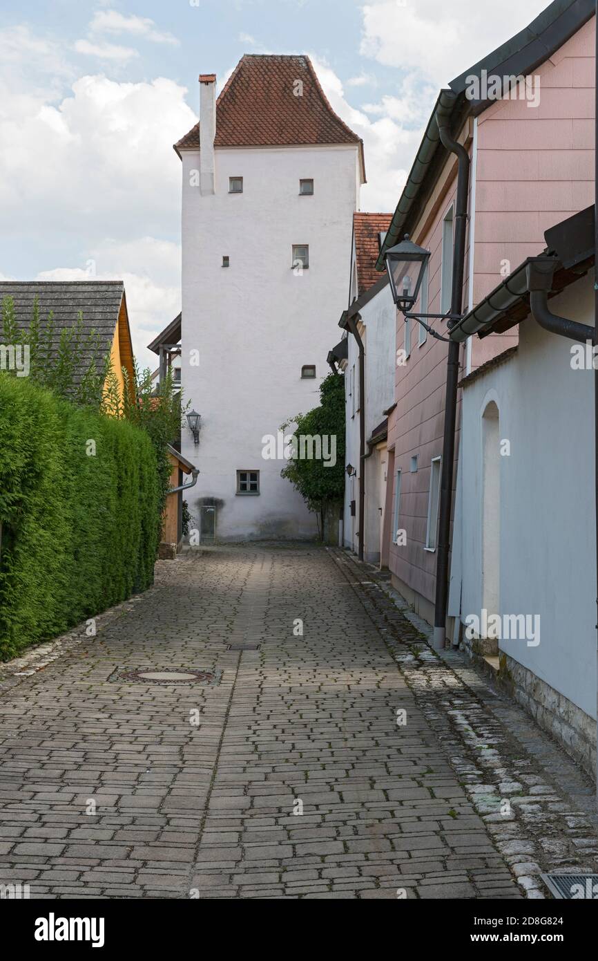 Beilngries, Innerer Graben, Rossturm, Foto de stock