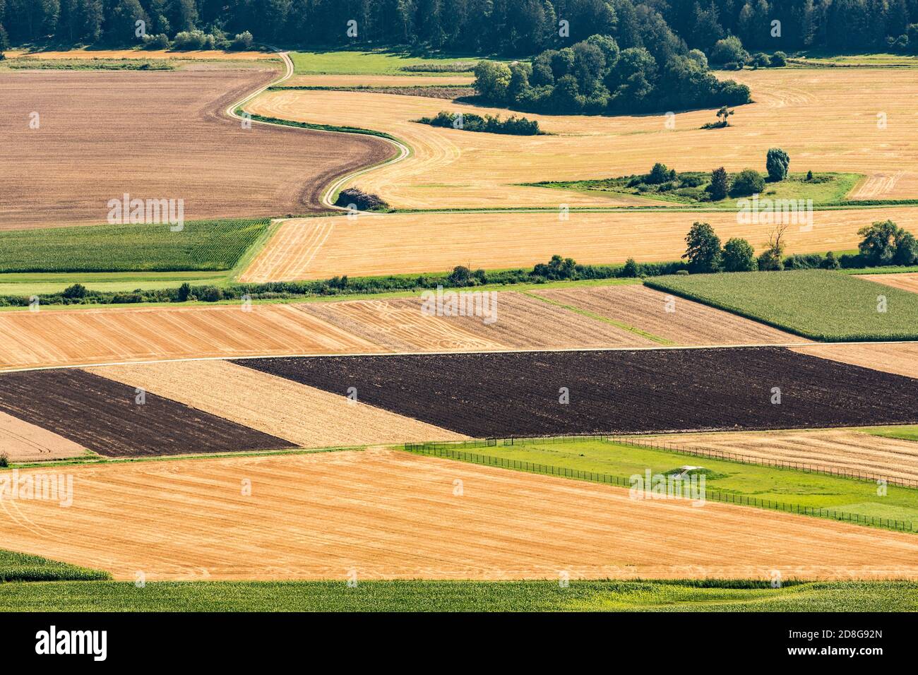 Beilngries, Felder, Landwirtschaft Foto de stock