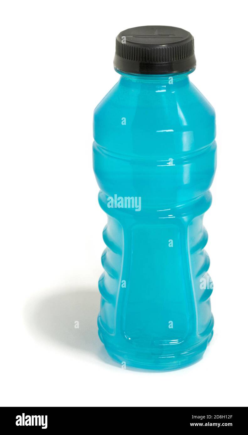 Una montaña sellada y sin etiqueta explosión sabor baya azul Powerade