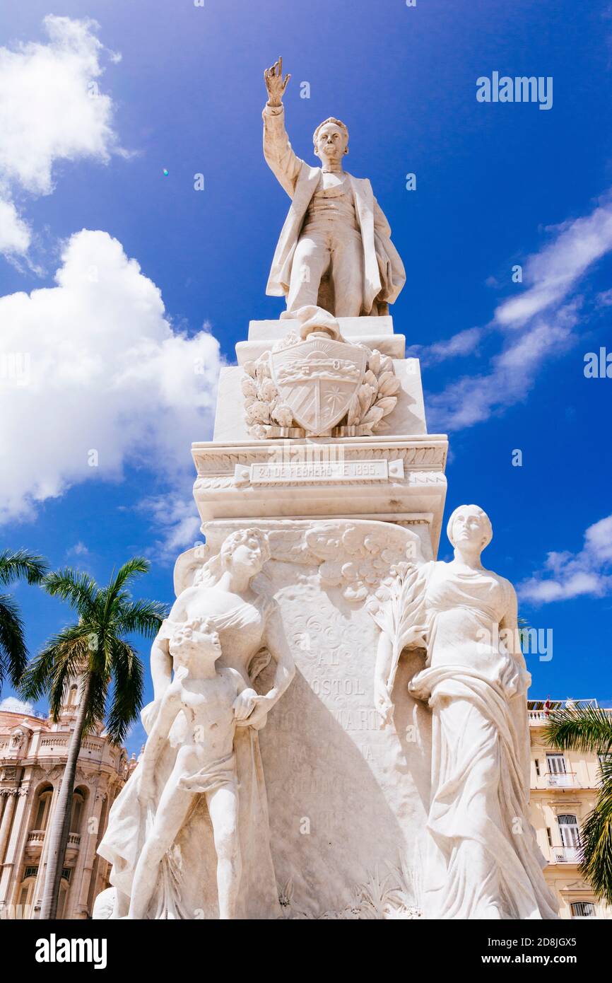 Estatua de José Martí, Parque Central. La Habana la Habana, Cuba