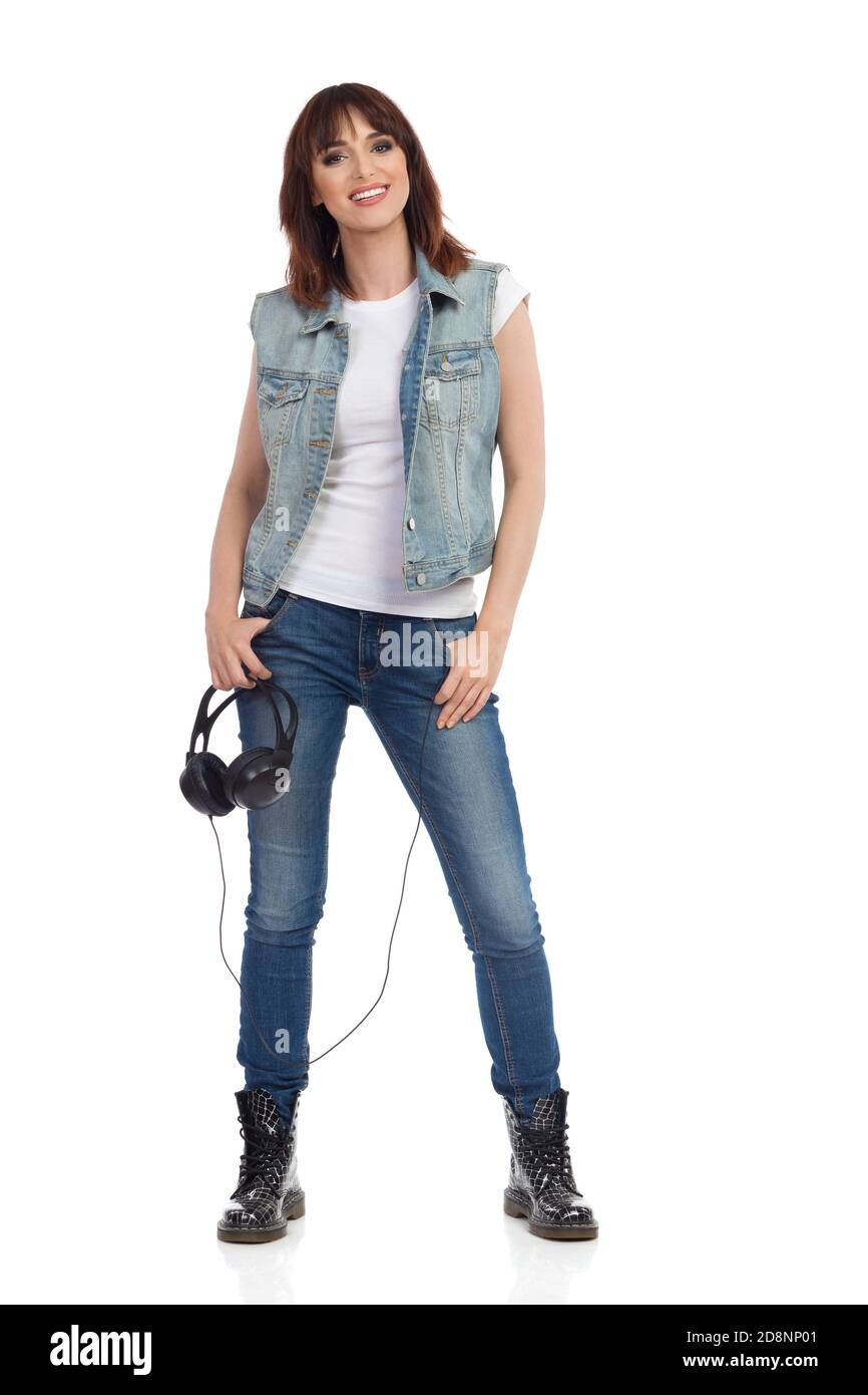 Jeans corte de bota fotografías e imágenes de resolución Alamy