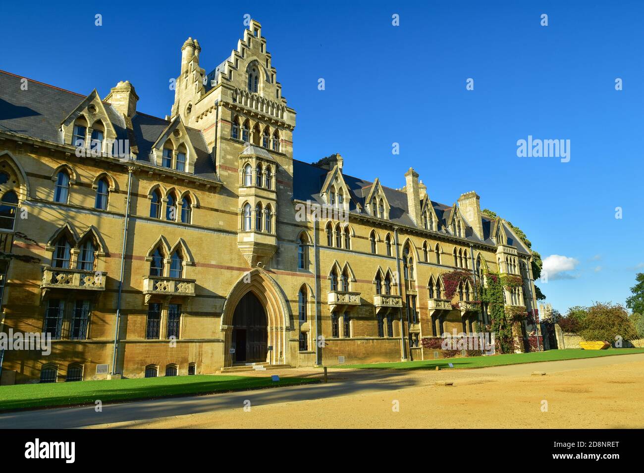 La iglesia Meadow Building of Christ, un colegio constituyente de la Universidad de Oxford en Inglaterra Foto de stock
