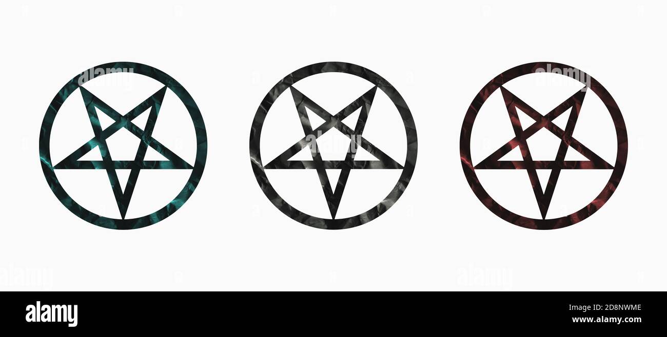 Pentagrama invertido satanismo fotografías e imágenes de alta resolución -  Alamy