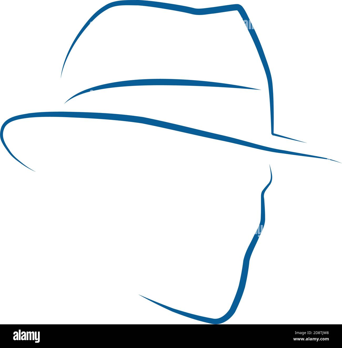 Vector signo sombrero Imagen de stock - Alamy