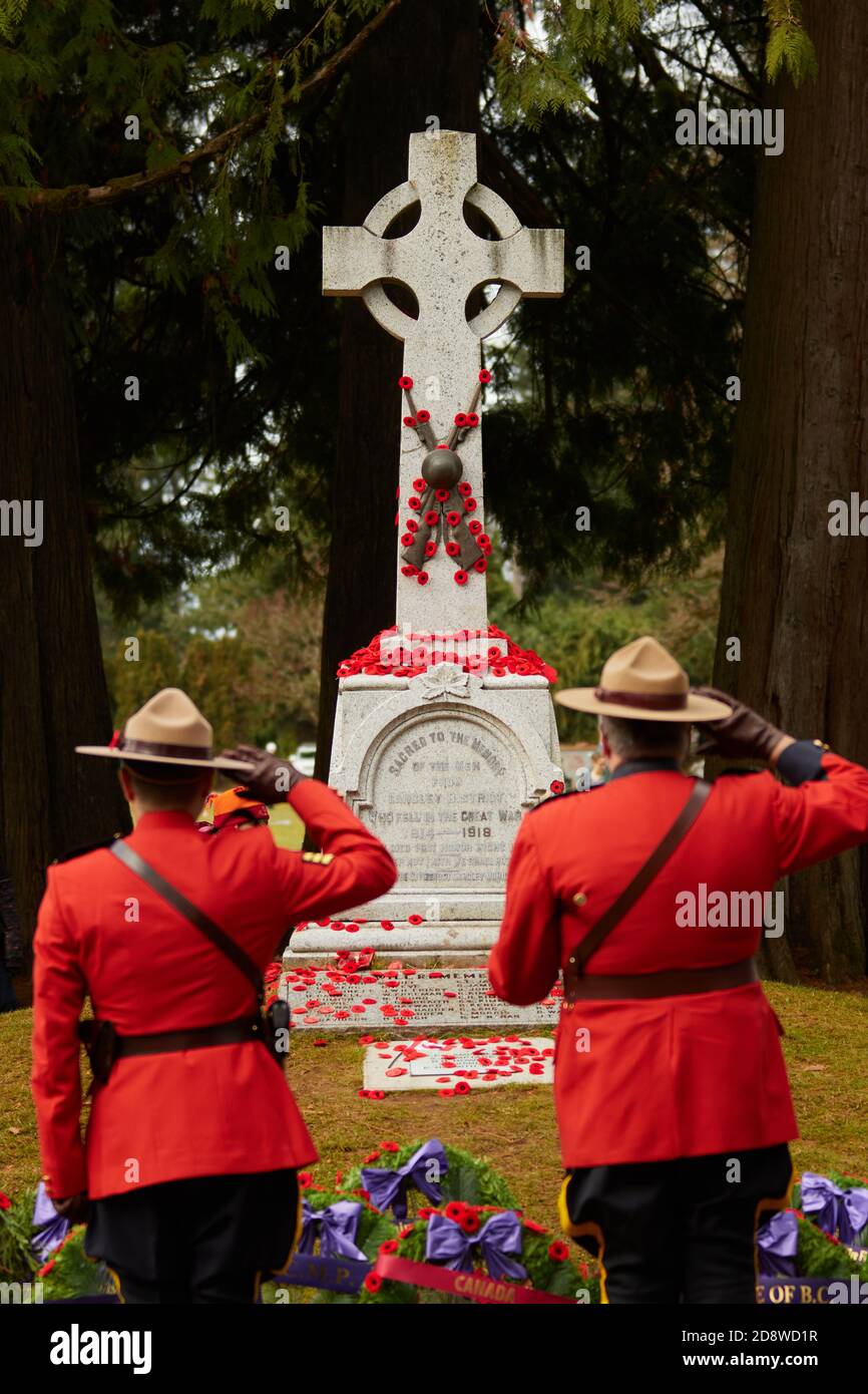 Día del recuerdo 2019 Canadá Foto de stock