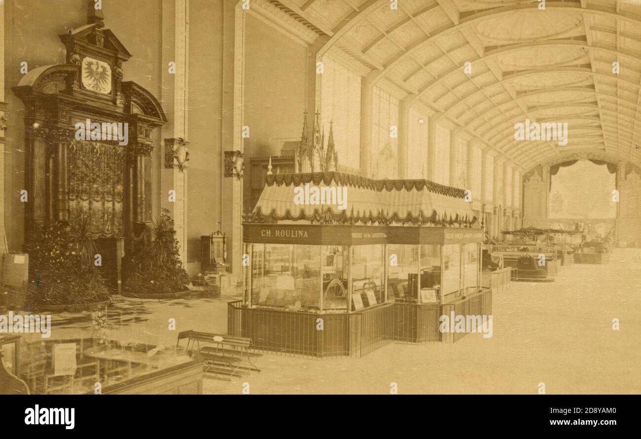 Pavillon en la Exposition Universelle, París, Francia 1878 Foto de stock