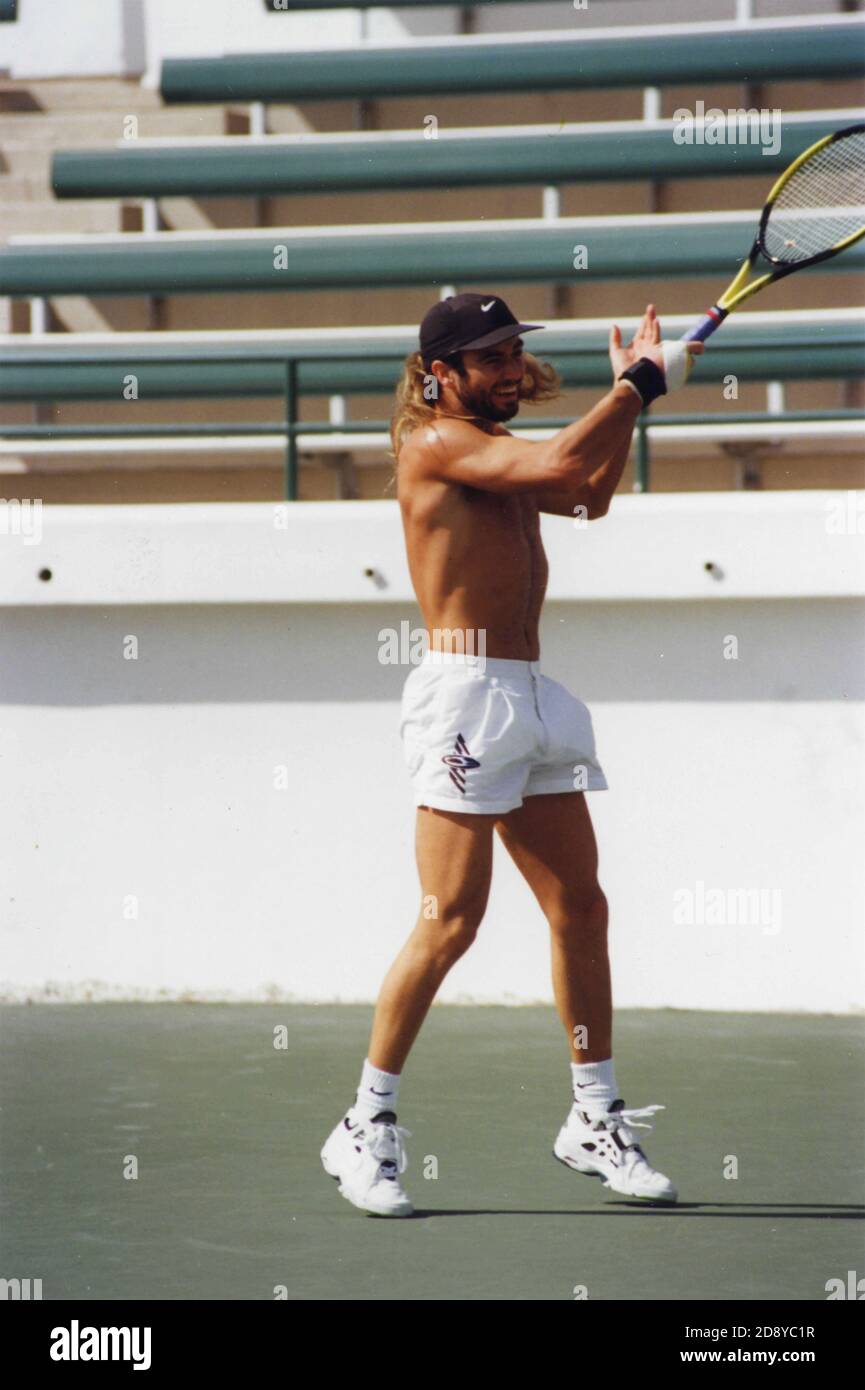 El tenista americano Andre Agassi, 1994 Fotografía de stock - Alamy