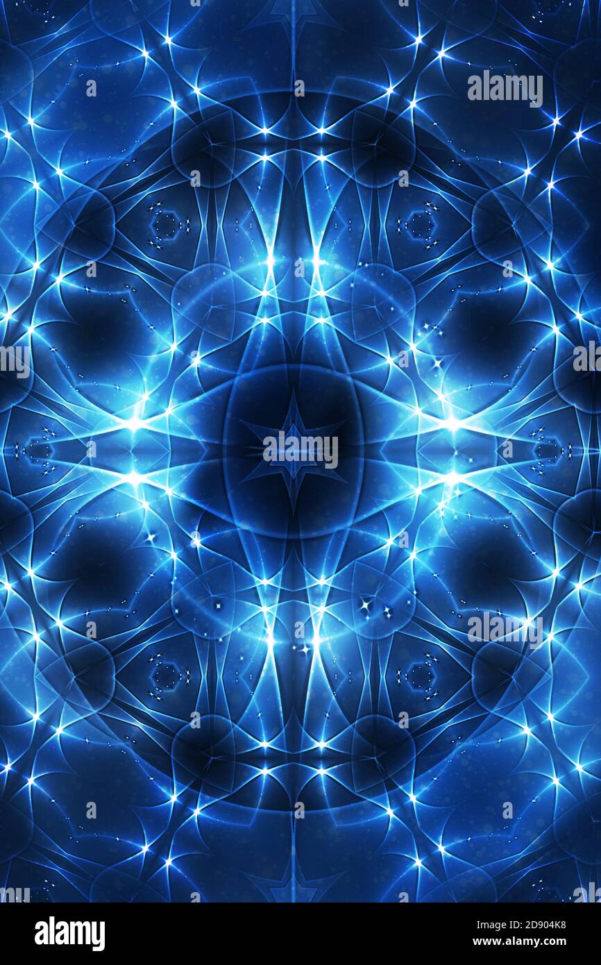 luces azules fondo abstracto para física cuántica y ciencia ficción,  futurista Fotografía de stock - Alamy