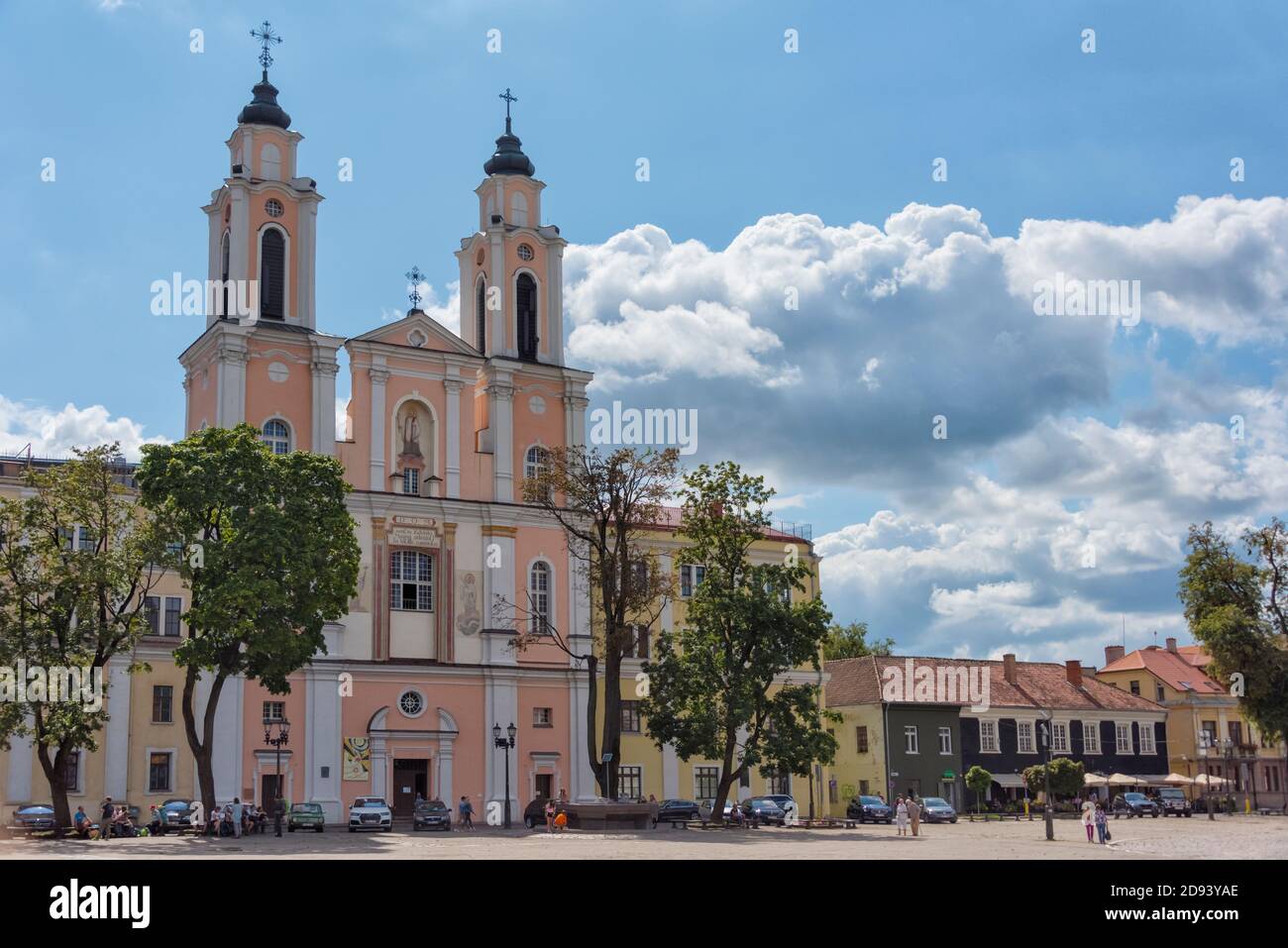 Iglesia de San Francisco Xavier, Kaunas, Lituania Foto de stock
