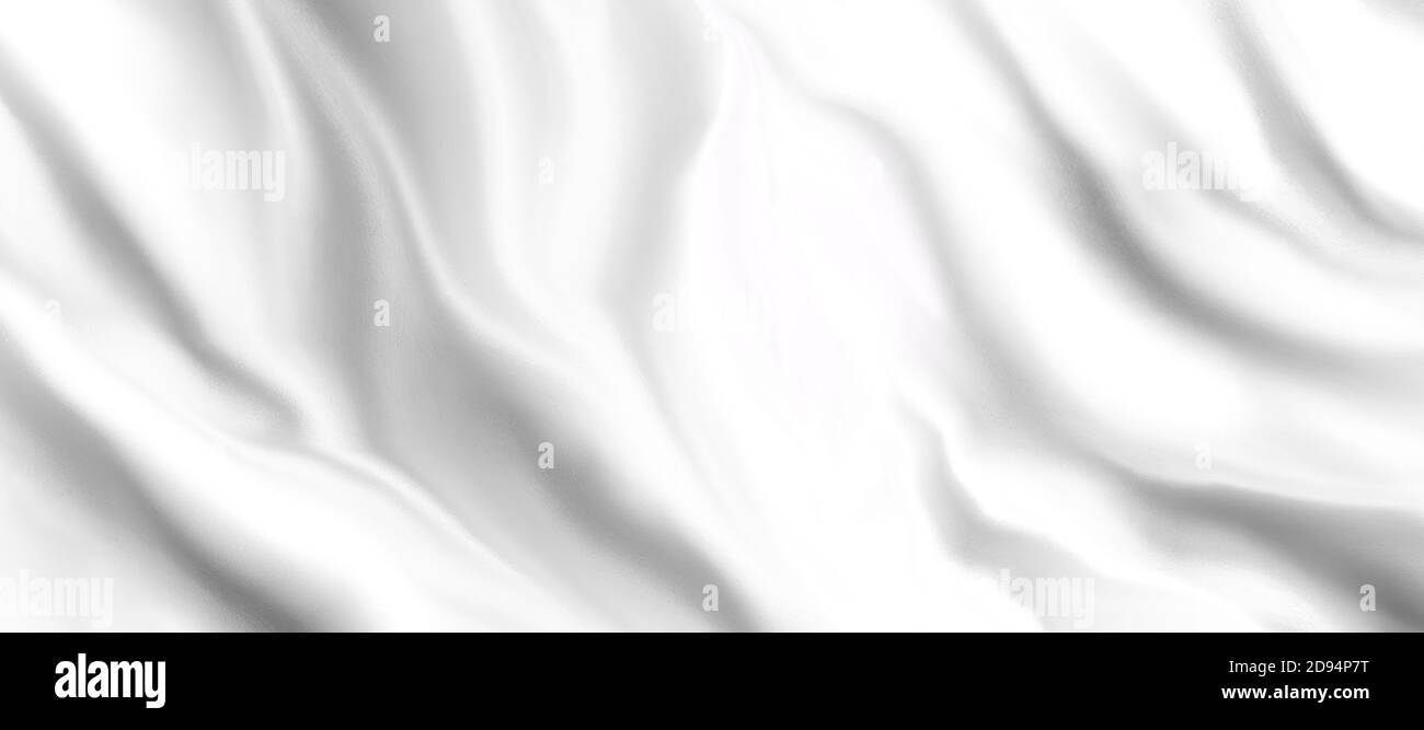 Tela satinada blanca como fondo Fotografía de stock - Alamy