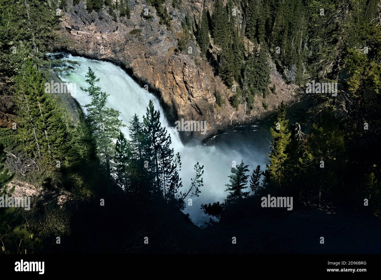 Cataratas altas del río Yellowstone y el Gran Cañón, Parque Nacional
