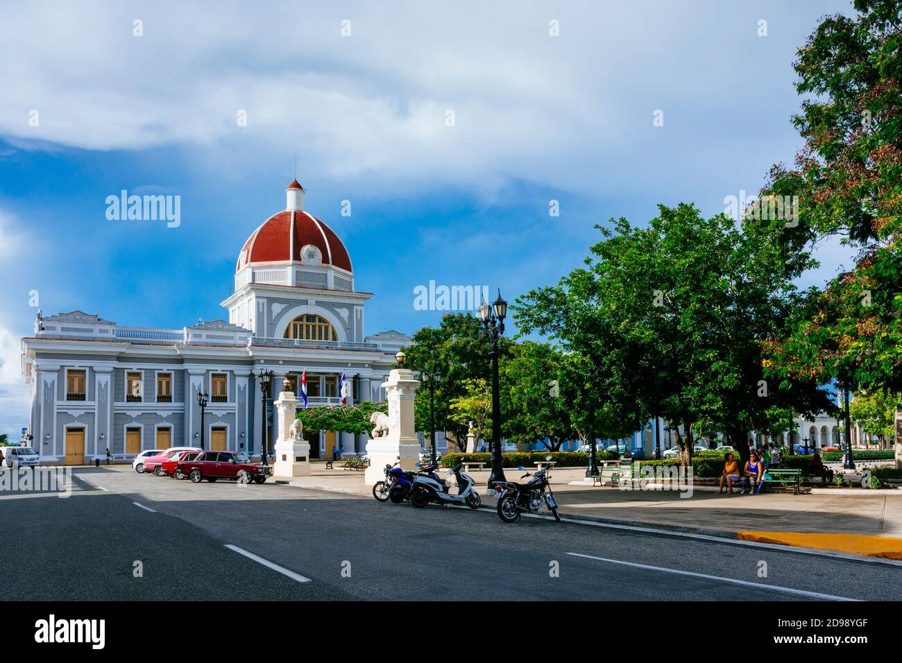 Palacio de Gobierno - Ayuntamiento y Museo Provincial, Cienfuegos, Cuba, América Latina y el Caribe Foto de stock