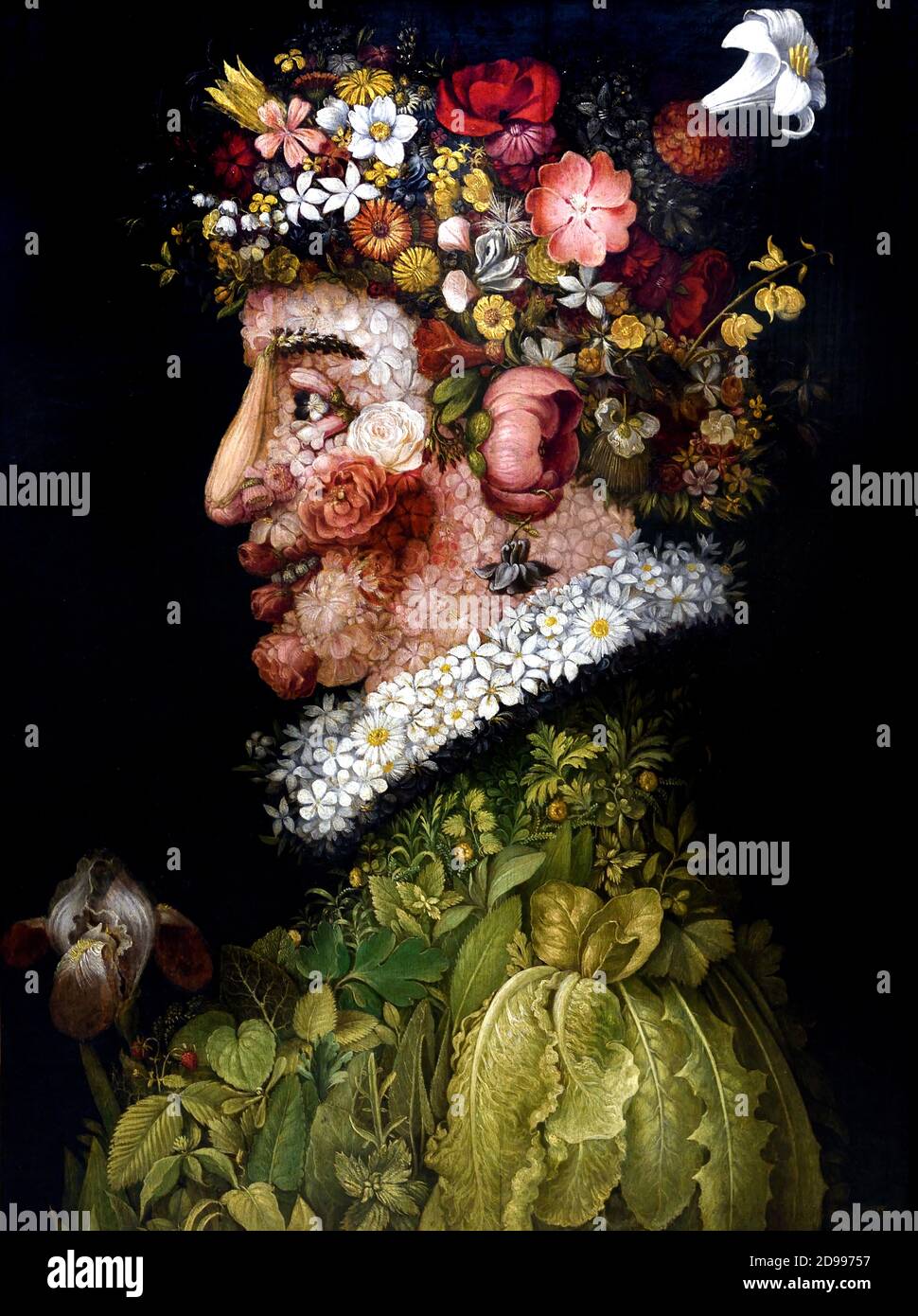 Alegoría de la primavera por Arcimboldo, Giuseppe 1527 -1593 Italia Italiano Foto de stock