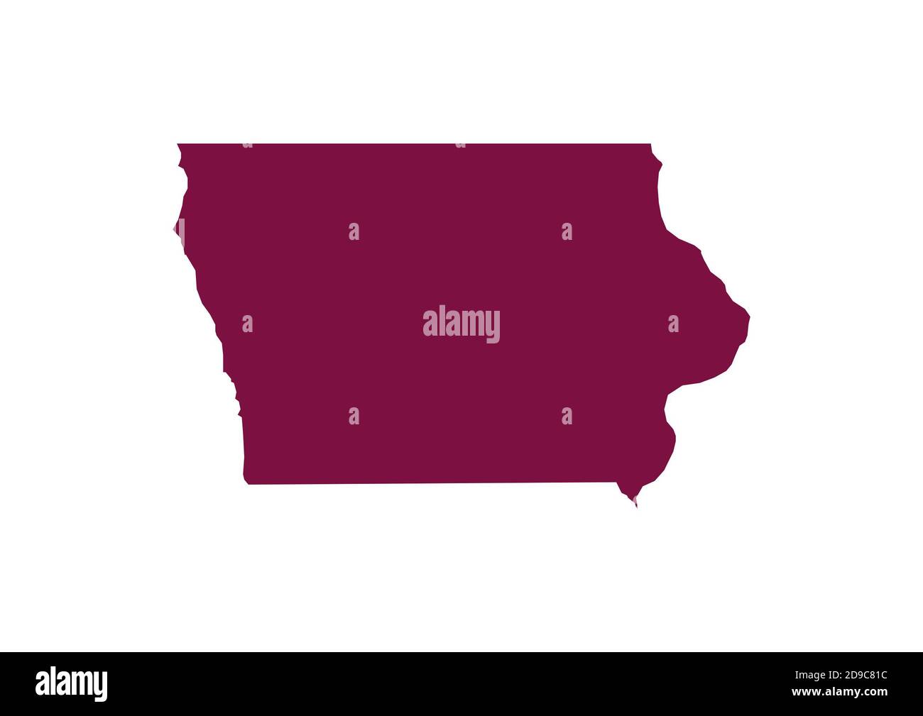 Map of iowa fotografías e imágenes de alta resolución Alamy