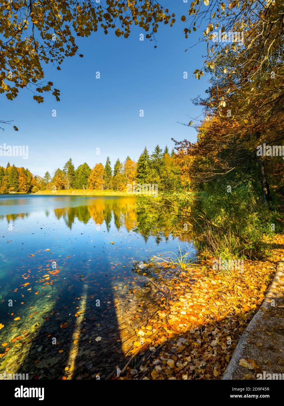Parque nacional de los lagos de Plitvice, Croacia Foto de stock