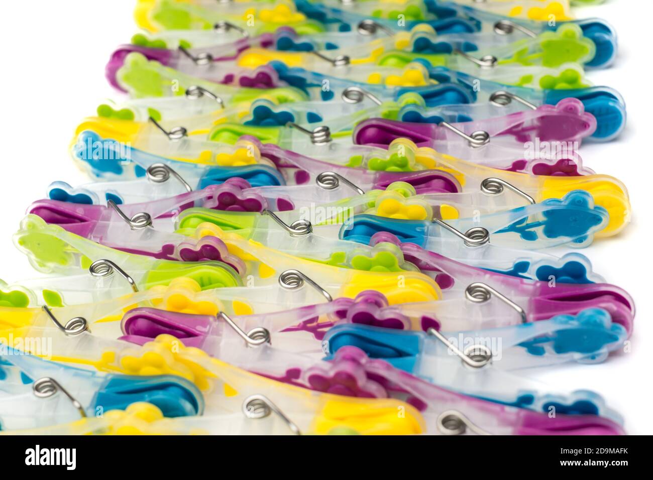 Ganchos para ropa de plástico Fotografía de stock - Alamy