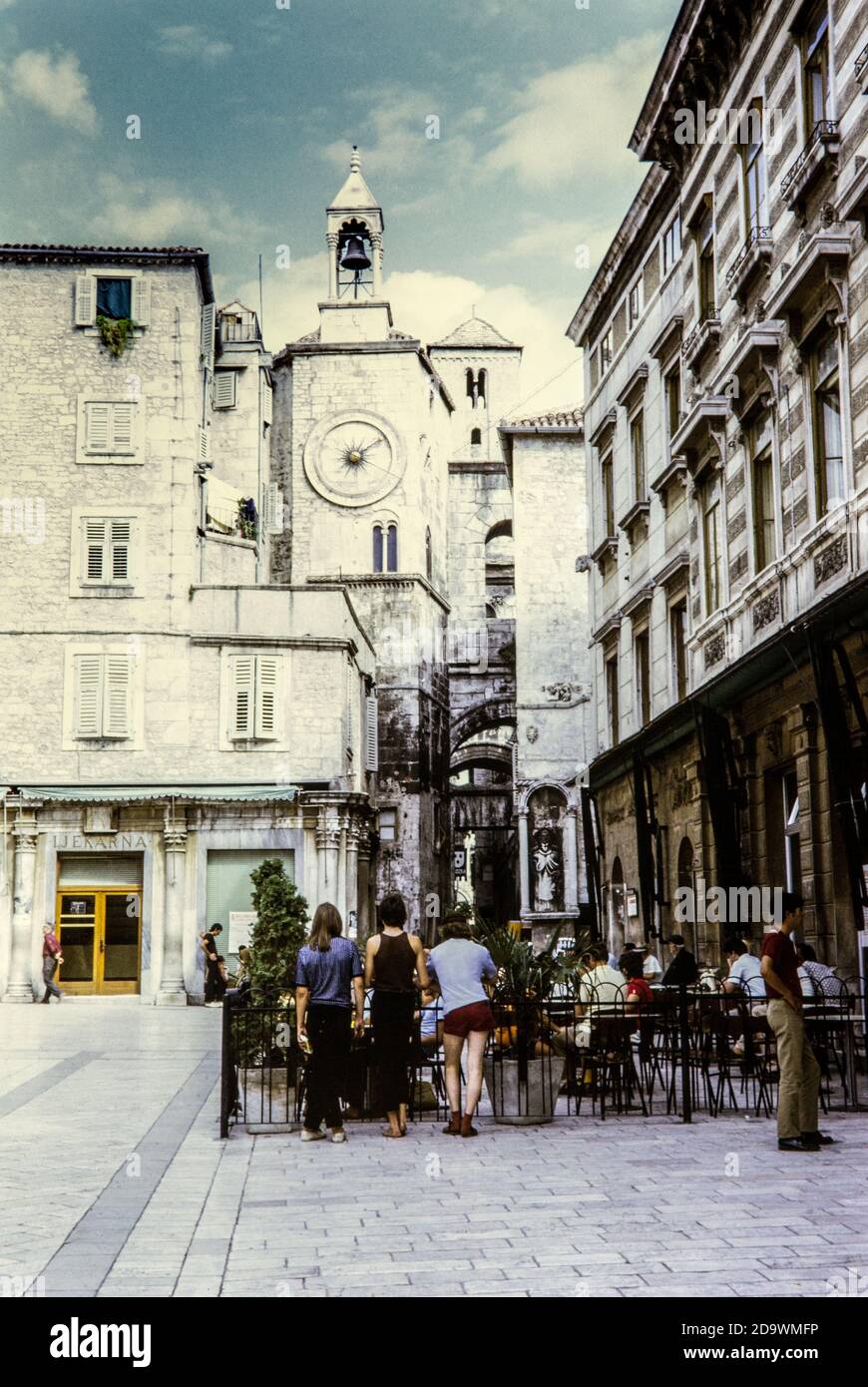 Dubrovnik (Croacia) hace medio siglo Foto de stock