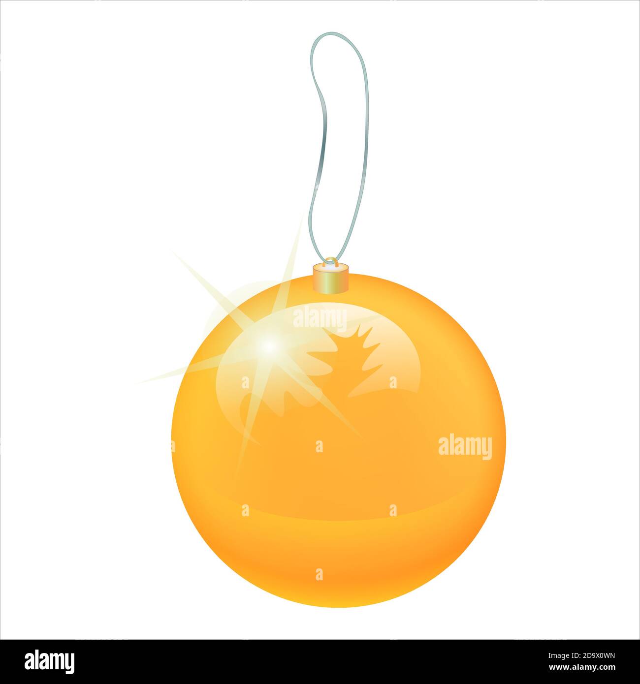 árbol anaranjado de la bola Imágenes vectoriales de stock - Alamy