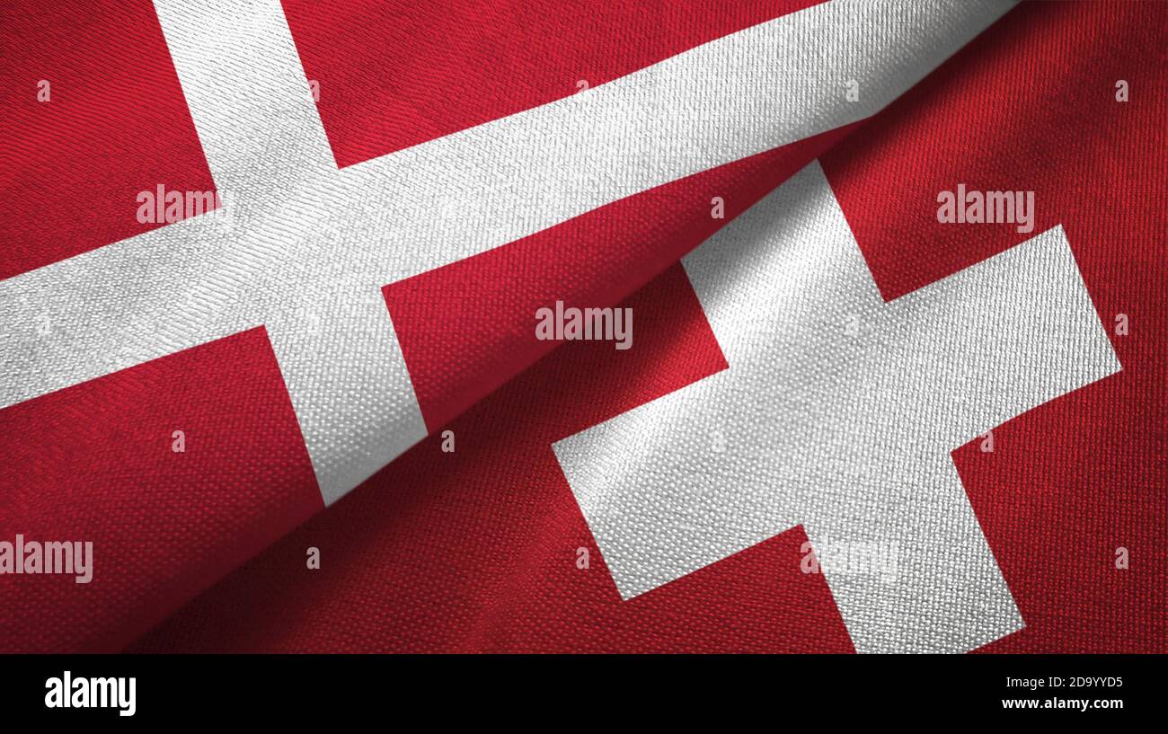 Bandera suiza dinamarca fotografías e imágenes de alta resolución Alamy