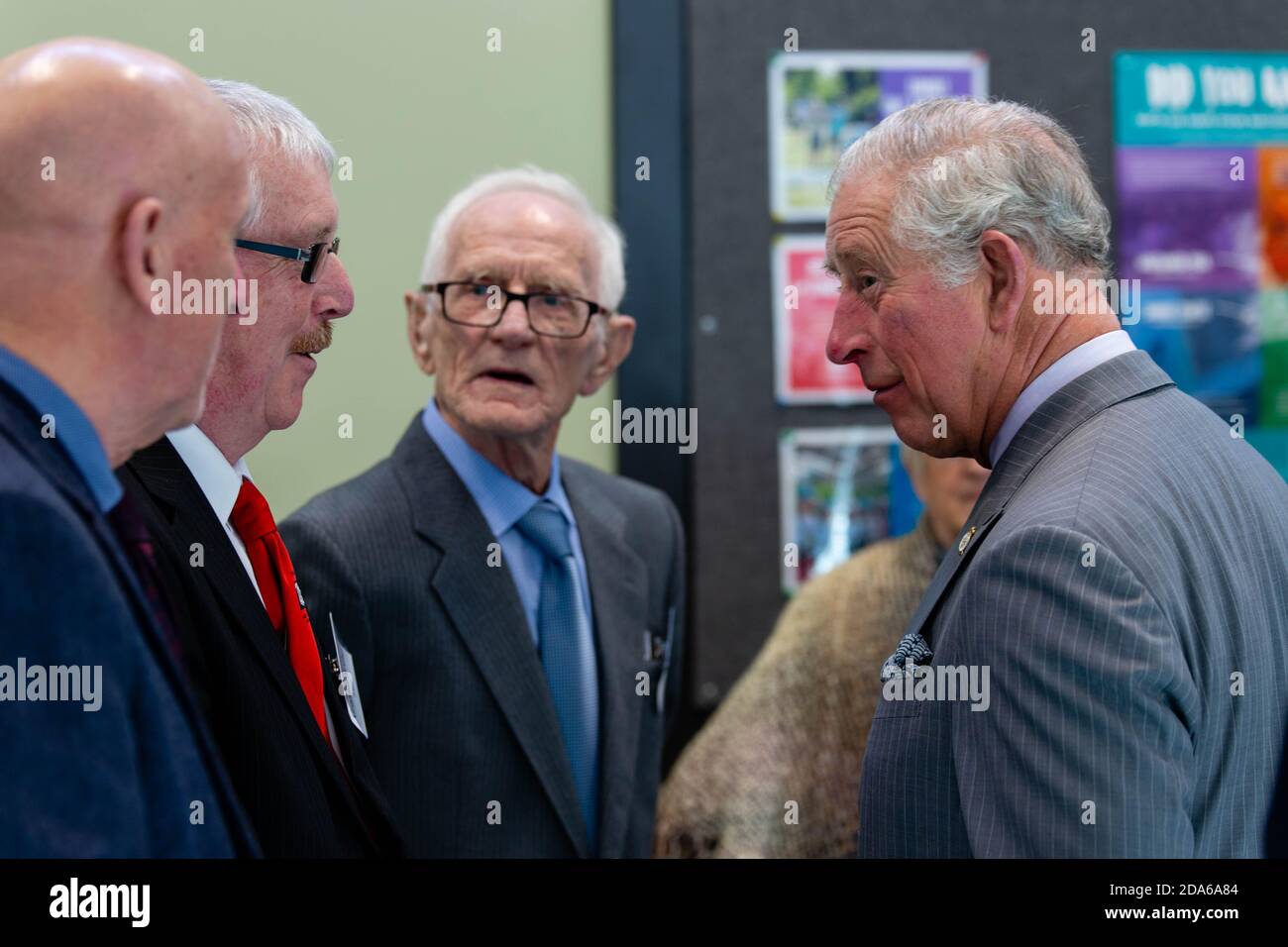 S.A.R. Prince Charles abre el Rock UK Summit Center Foto de stock