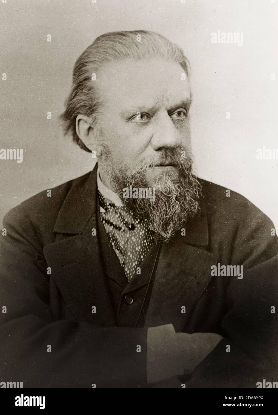 Retrato de Hugo Gylden (1841-1896) Foto de stock